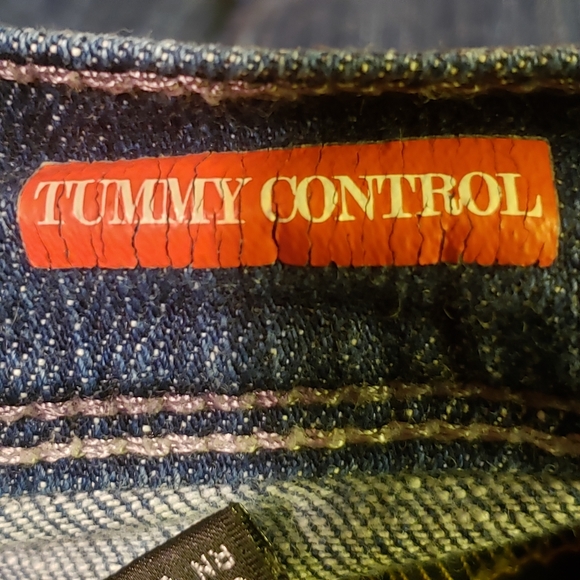 Style & Co Tummy Control Boot Cut Dark Blue Jeans - Picture 3 of 11